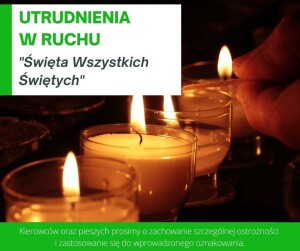 Zmiana organizacji ruchu przy suwalskich cmentarzach