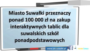 Interaktywne tablice dla 6 suwalskich szkół