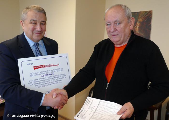 Pieniądze dla suwalskiego szpitala od Elektromilu
