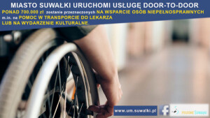 Miasto Suwałki uruchomi usługę door-to-door
