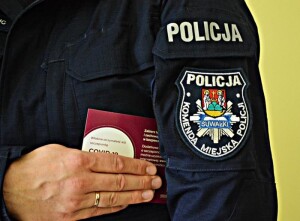 Suwałki policja szczepienia COViD-19