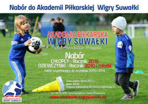 Nabór do Akademii Piłkarskiej Wigry Suwałki