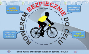 Jednośladem bezpiecznie do celu - rowerzysta