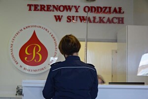 Suwalscy policjanci oddal krew