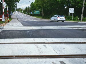 Suwałki przejazd kolejowy po remoncie