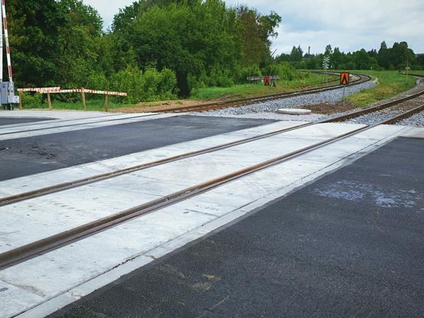 Suwałki przejazd kolejowy po remoncie