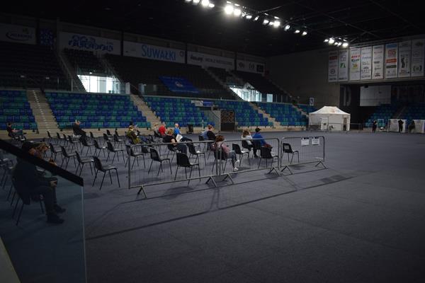 szczepienia masowe Suwałki Arena