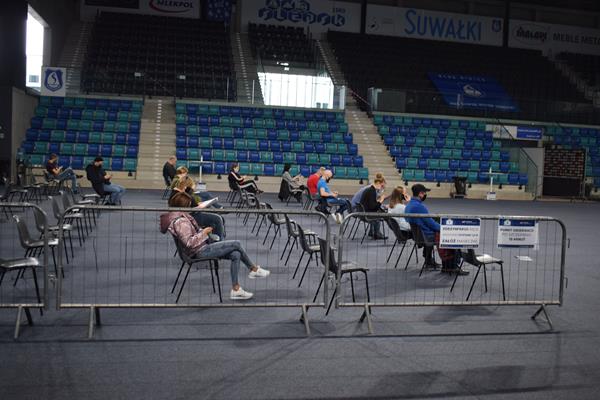 szczepienia masowe Suwałki Arena