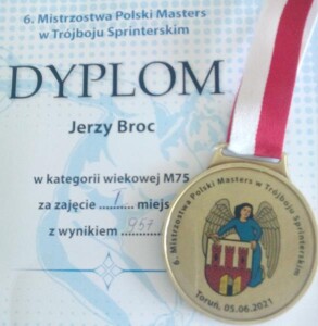 Suwałki Jerzy Broc na podium