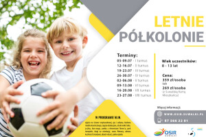 WAKACYJNE PÓŁKOLONIE 2021 z OSiR-em
