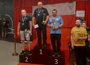Stanisław Poświatowski na podium
