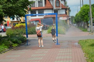 Kurtyna wodna na ochłodę