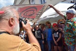 Suwałki Blues Festival 2021 tablica odsłonięta