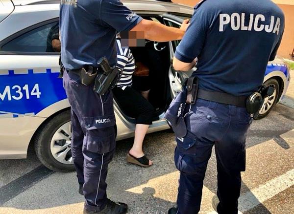 Suwałki policja areszt za nękanie