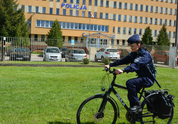 Suwałki policja rowery