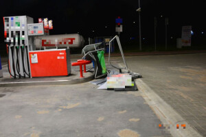 Kompletnie pijany za kierownicą ciężarówki