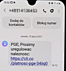 Uwaga: oszustwo na dopłatę