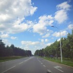 Suwałki oświetlenie ul. Reja w kierunku cmentarza
