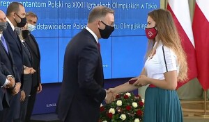 Maria Andrejczyk i jej trener odznaczeni przez Prezydenta RP
