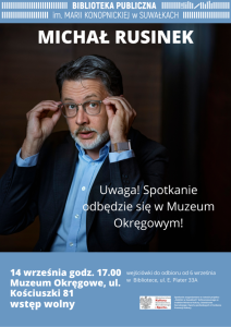 Spotkanie z Michałem Rusinkiem
