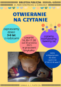Biblioteka Publiczna zajęcia dla dzieci Otwieranie na czytanie