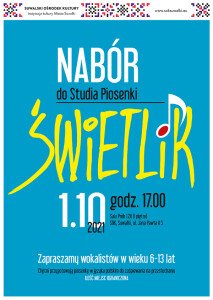 Nabór do Studia Piosenki Świetlik