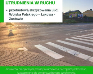 Utrudnienia w ruchu na ul. Wojska Polskiego