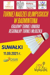 Turniej badmintona w Suwałkach