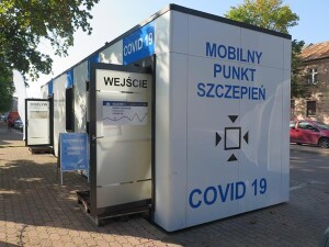 Suwałki szczepienia w Parku Konstytucji