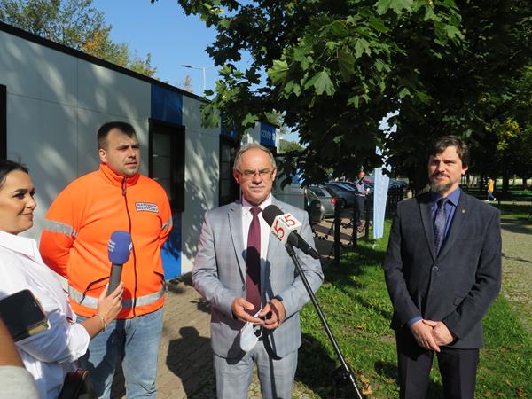 Suwałki szczepienia w Parku Konstytucji