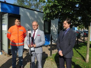 Suwałki szczepienia w Parku Konstytucji