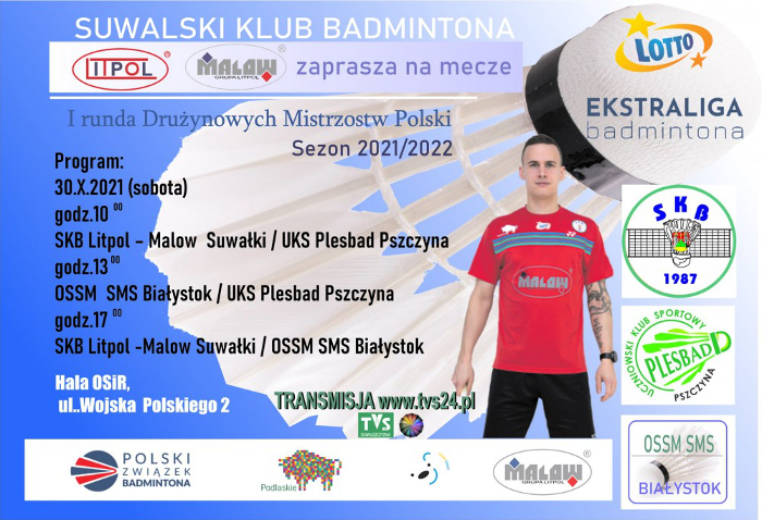 Drużynowe Mistrzostwa Polski badminton I runda