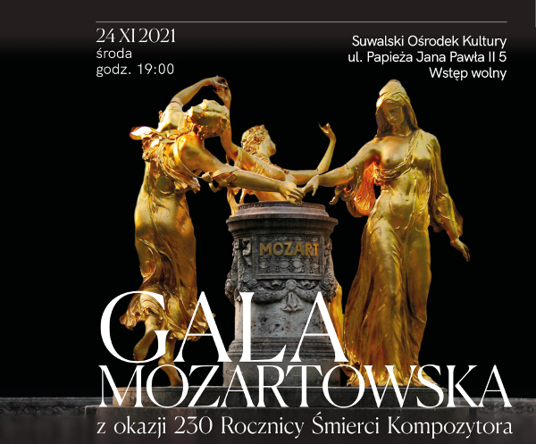 Suwałki Gala Mozartowska – 230. rocznica śmierci W.A. Mozarta