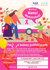 Bezpłatne badania mammograficzne
