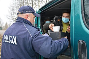 Suwałki policja zatrzymani imigranci