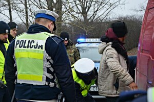 Suwałki policja zatrzymani imigranci
