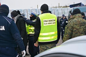 Suwałki policja zatrzymani imigranci