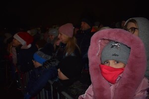 Suwałki rozświetlenie choinki miejskiej
