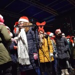 Suwałki rozświetlenie choinki miejskiej
