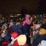 Suwałki rozświetlenie choinki miejskiej