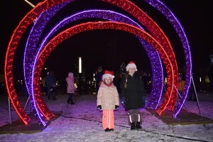 Suwałki rozświetlenie choinki miejskiej