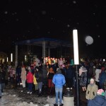 Suwałki rozświetlenie choinki miejskiej