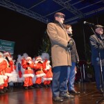 Suwałki rozświetlenie choinki miejskiej