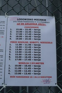 Suwałki lodowisko otwarte
