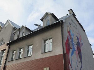 Suwałki Biblioteka Publiczna dach zerwana blacha