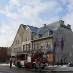Suwałki Biblioteka Publiczna dach zerwana blacha