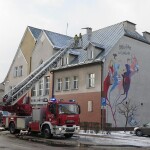 Suwałki Biblioteka Publiczna dach zerwana blacha