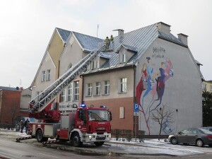Strażacy usunęli zagrożenie w bibliotece