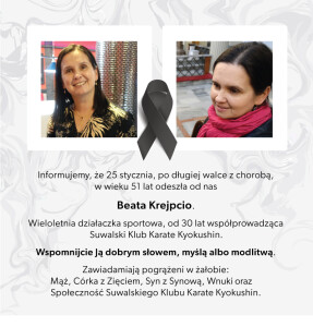 Zmarła Beata Krejpcio