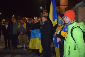 Suwałki wiec solidarności z Ukrainą